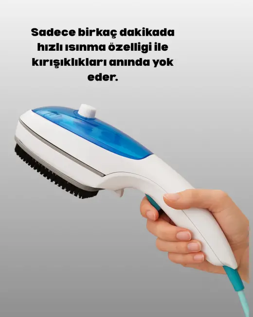 Buharlı Ütü Askıda Kullanım Kolaylığı ile Pratik Çözüm