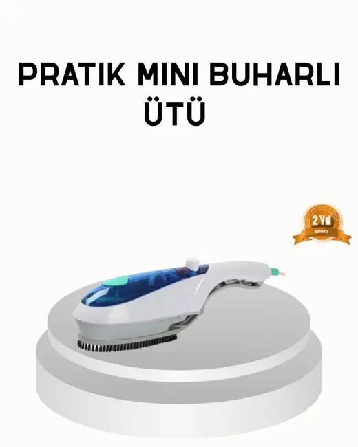 Mini Buharlı Seyahat Ütüsü – Hızlı Isınan Koku Giderici Her Kumaşa Uygun Taşınabilir Ütü