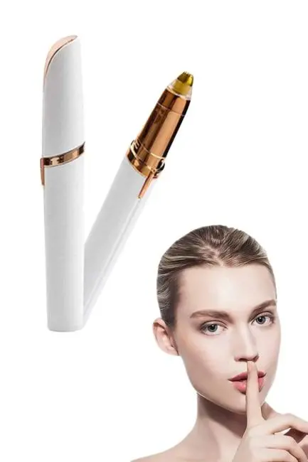 Kaş Bıyık Tüy Epilasyon Aleti Pilli Yüz Kaş Epilatör Kıl Tüy Alma Epilasyon