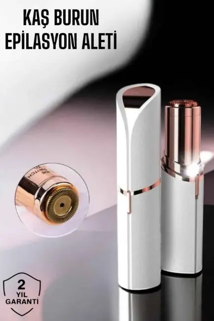 Taşınabilir ve Şık Yüz Kaş Epilatörü Hassas Ciltlere Özel