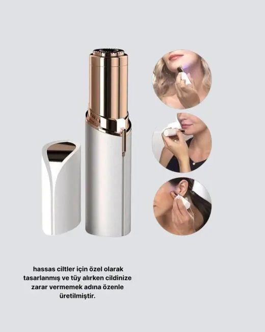 Taşınabilir Yüz ve Kaş Epilatörü – Acısız Tüy Temizleme