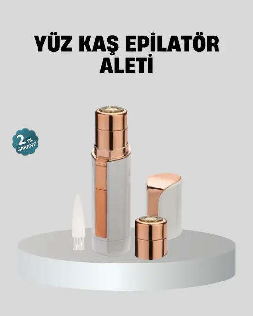 Kadınlar İçin Yüz ve Kaş Epilatörü – Hassas Cilt Dostu Pil ile Çalışan Taşınabilir ve Şık Tasarım