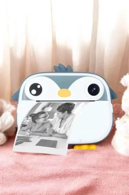 Çocuk Fotoğraf Makinesi Dijital HD Video Rulo Kağıt Baskılı Yazıcı