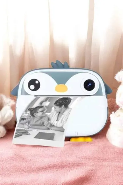 Çocuk Fotoğraf Makinesi Dijital HD Video Rulo Kağıt Baskılı Yazıcı