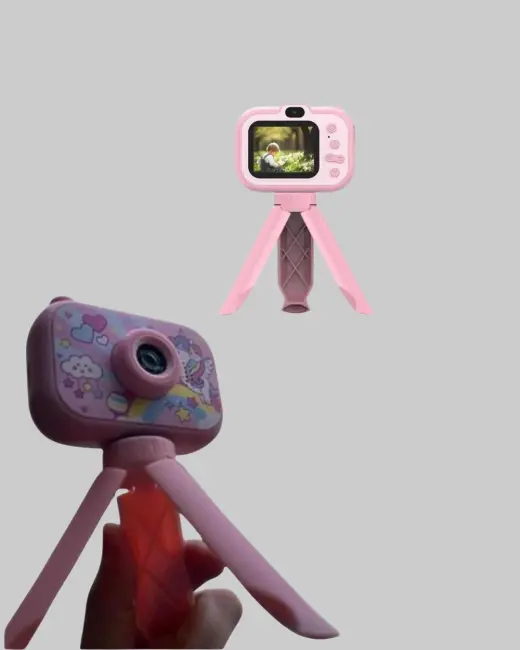 1080P HD Çocuk Vlog Kamerası – Tripod ve Eğitici Oyunlarl