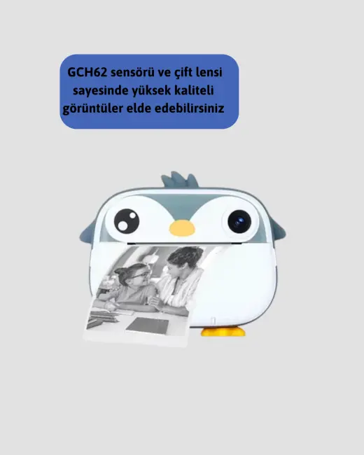 12 Özel Efektli ve Self-Timer Fonksiyonlu Baskı Kamera