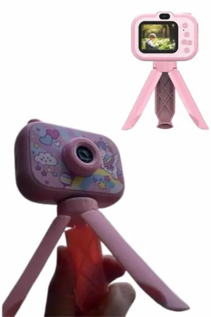 Ayaklı Çocuk Kamerası Tripodlu Mini 1080p Hd Çocuk Kamera