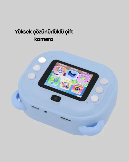 Termal Baskı Teknolojili Anında Fotoğraf Kamerası – 24MP Çift Lens 32GB Hafıza