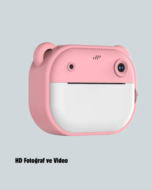 Anında Baskı Özellikli Şipşak Kamera 24MP HD Çift Lensli ve 32GB Hafızalı