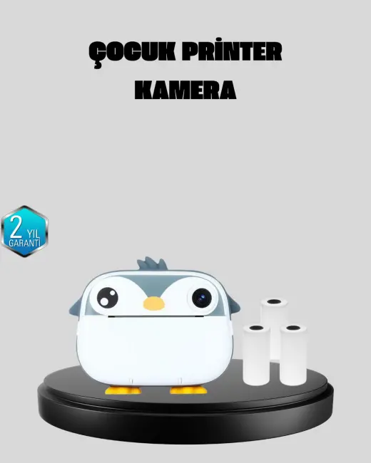 Mini Çocuk Kamera Anında Baskı Özellikli HD Video Termal Yazıcılı