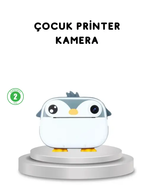 Çocuk Fotoğraf Makinesi Termal Baskılı Anında Çıktı HD Video Kayıtlı
