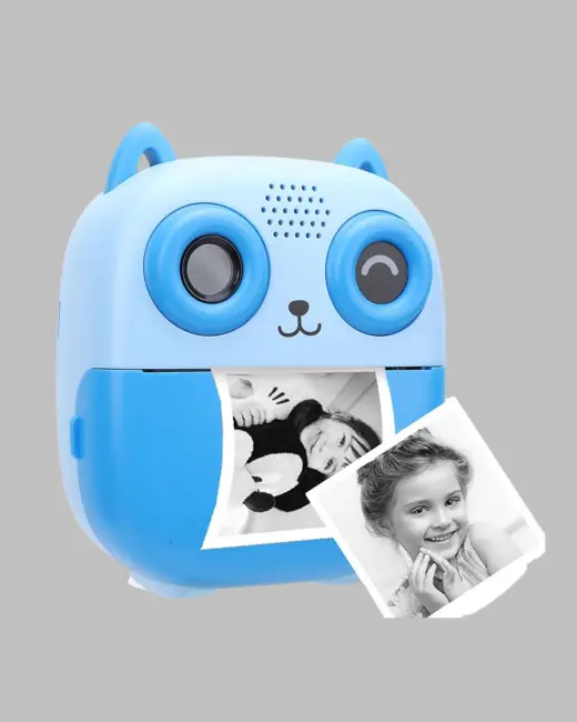 Çocuklar İçin Dijital Kamera Termal Yazıcı 48MP Çift Kamera 1300mAh Batarya