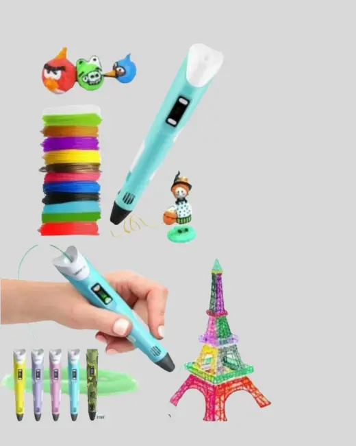 Çocuklar İçin Güvenli 3D Yazıcı Kalem