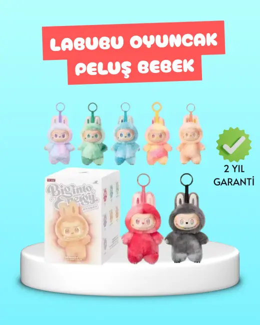 Yumuşak Dolgulu Labubu Karakter Peluş Oyuncak