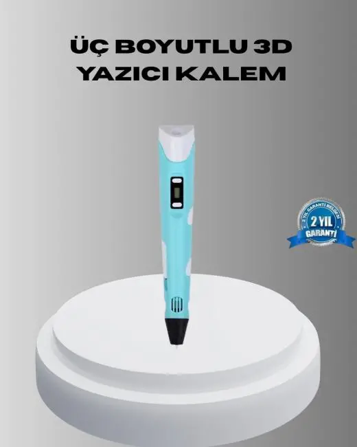 3D Yazıcı Kalem Taşınabilir FDM Teknolojili ve Çok Amaçlı Kullanımlı