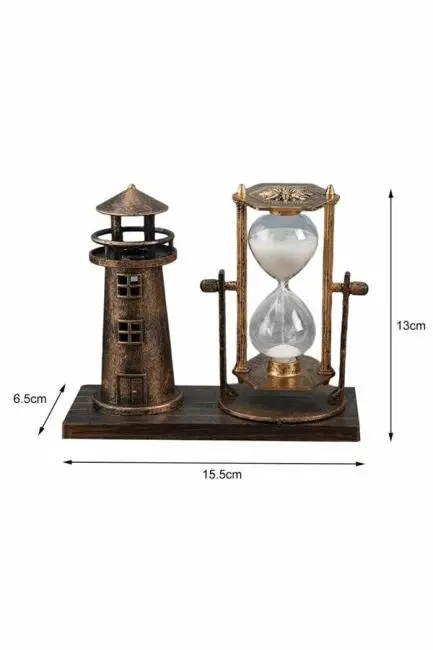 Eyfel Kulesi ve Deniz Feneri Dekoratif Masa Biblosu Hediyelik