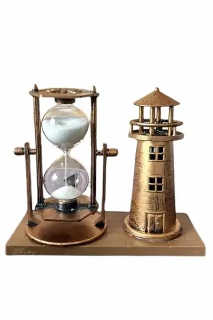 Eyfel Kulesi ve Deniz Feneri Dekoratif Masa Biblosu Hediyelik