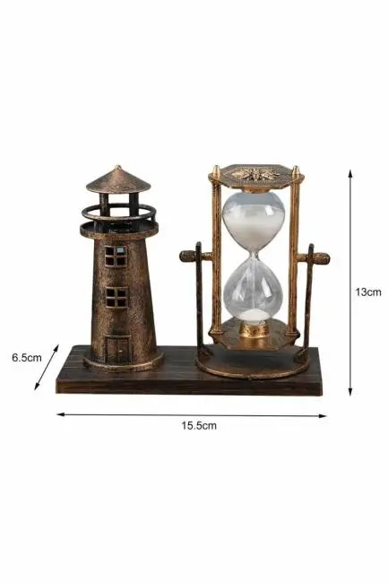 Eyfel Kulesi ve Deniz Feneri Dekoratif Masa Biblosu Hediyelik