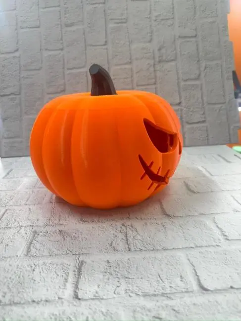 Kapaklı Balkabağı Dekor Kutusu 21×15 cm Halloween Temalı Saklama