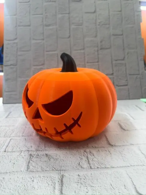 Kapaklı Balkabağı Dekor Kutusu 21×15 cm Halloween Temalı Saklama