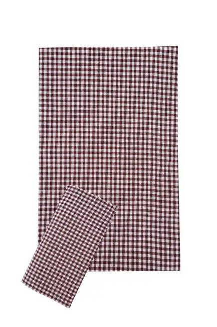 Zefir Desen Sofra Bezi Masa Örtüsü 170 x 170 Cm Bordo