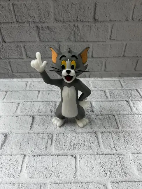 22 cm Tom Figürü Çizgi Karakter Biblo Koleksiyonluk Dekoratif Obje