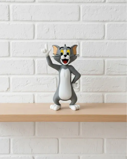 22 cm Tom Figürü Çizgi Karakter Biblo Koleksiyonluk Dekoratif Obje