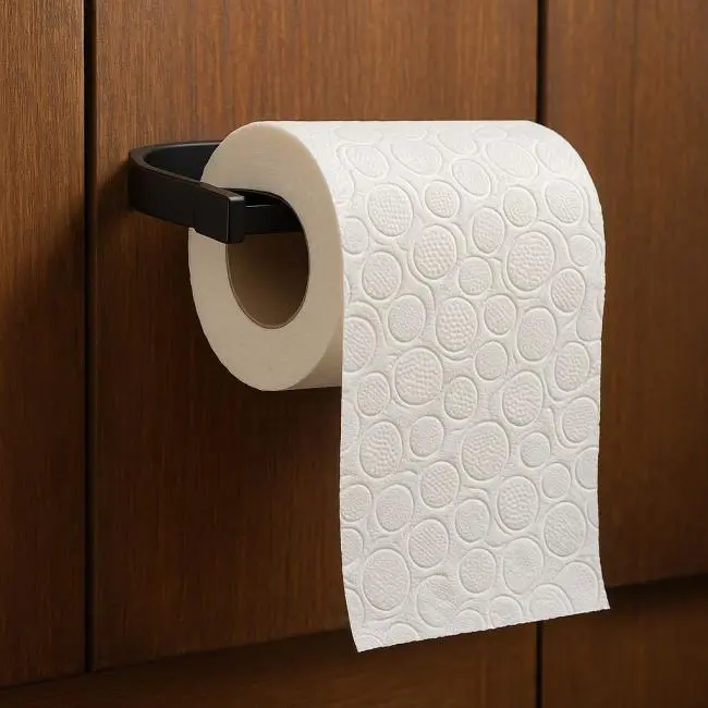 Siyah Metal Tuvalet Kağıdı Tutucu Mat Kaplama Banyo Peçetelik