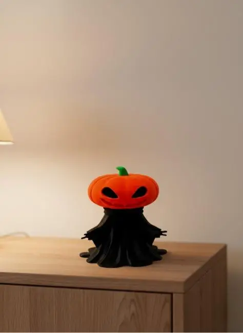 Cadılar Bayramı Temalı Balkabağı Figür 9cm Dekor Objesi