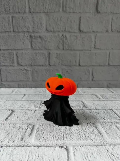 Cadılar Bayramı Temalı Balkabağı Figür 9cm Dekor Objesi