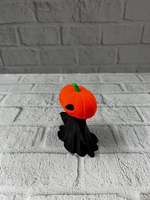 Balkabağı Figür 9cm Cadılar Bayramı Dekoratif Biblo