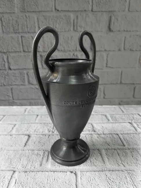 Füme Şampiyonlar Kupası 25cm Modern Dekor Ödül Biblo