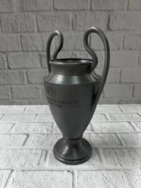 Füme Şampiyonlar Kupası 25cm Modern Dekor Ödül Biblo