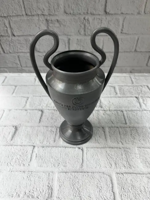 Füme Şampiyonlar Kupası 25cm Modern Dekor Ödül Biblo