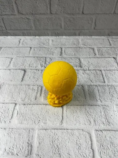 Sarı FIFA Topu Dekoratif Biblo 10cm Modern Masa Üstü Aksesuar