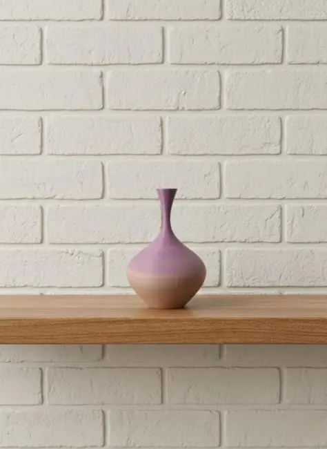 Mini Rainbow Dekoratif Vazo 8 cm Renk Geçişli Modern Tasarım