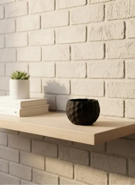 Mini Siyah Dekoratif Saksı 5 cm Modern Masaüstü Bitki Saksısı