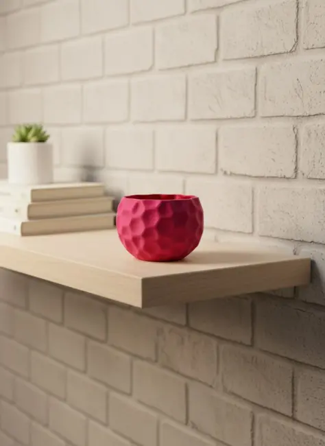 Küçük Boy Mor Saksı 5 cm Şık ve Minimal Dekoratif Tasarım