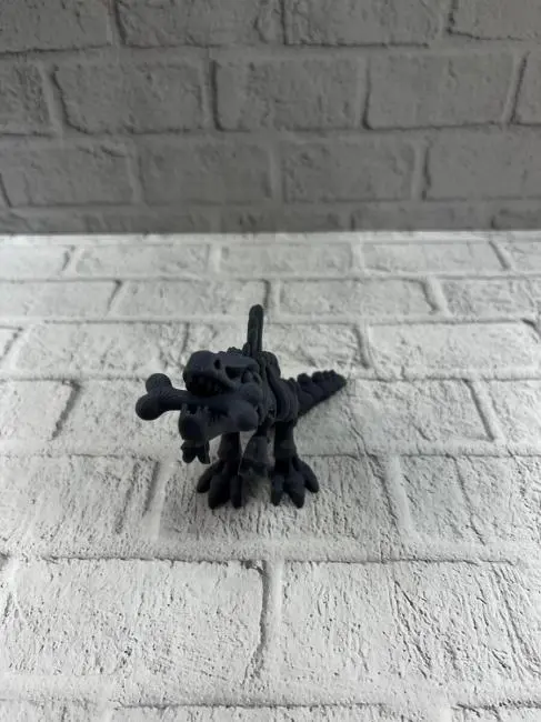 Eklemli Hareketli Dinazor Figürü Siyah – Dekoratif Masa Üstü Oyuncak