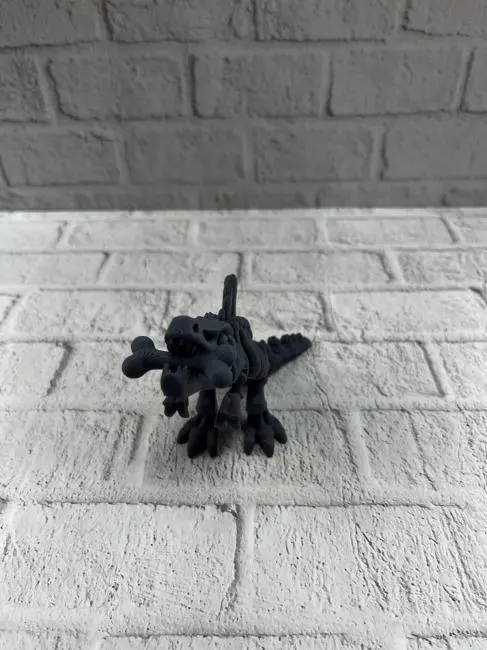 Hareketli Dinazor Figürü Dekoratif Oyuncak – Siyah Tasarım