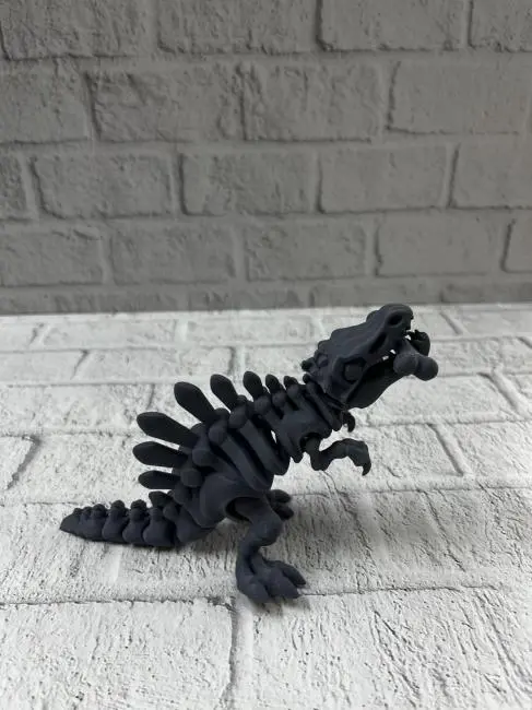 Hareketli Dinazor Figürü Dekoratif Oyuncak – Siyah Tasarım