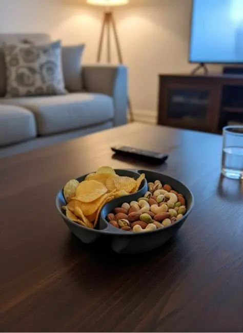 Gri Çerezlik 4’lü Set Şık ve Minimal Masa Üstü Kullanım