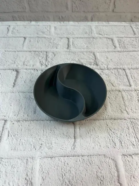 Gri Çerezlik Kase Seti Modern Bölmeli Sunum Tasarımı