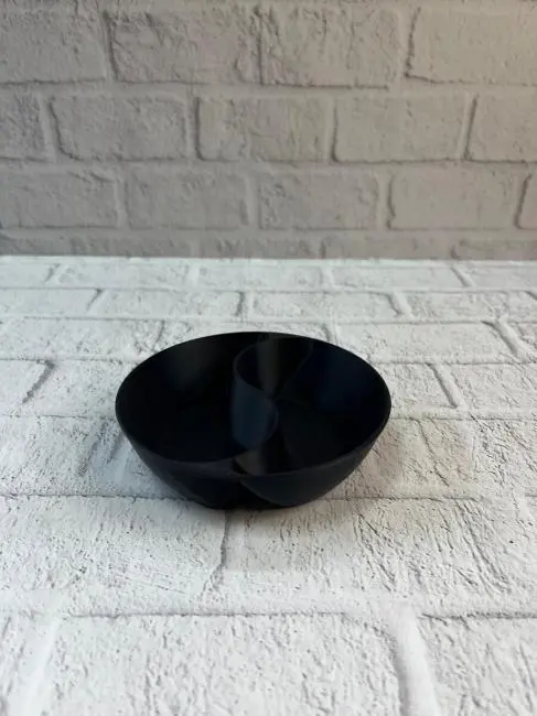 Dekoratif Siyah Çerezlik Kase 4’lü Set 3x12 cm