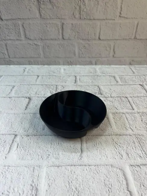 Siyah Çerezlik Kase Seti 4 Adet 3x12 cm