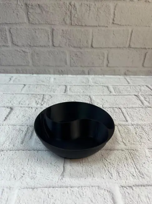 Siyah Çerezlik Kase Seti 4 Adet 3x12 cm