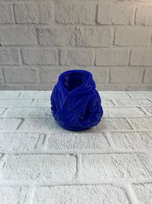 Dekoratif Lacivert Hoodie Kalemlik 10x10 cm