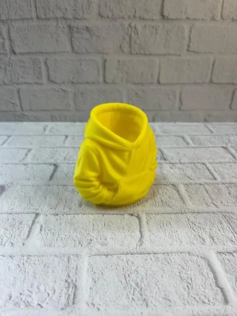 Sarı Hoodie Kalemlik 10x10 cm Masa Üstü Düzenleyici