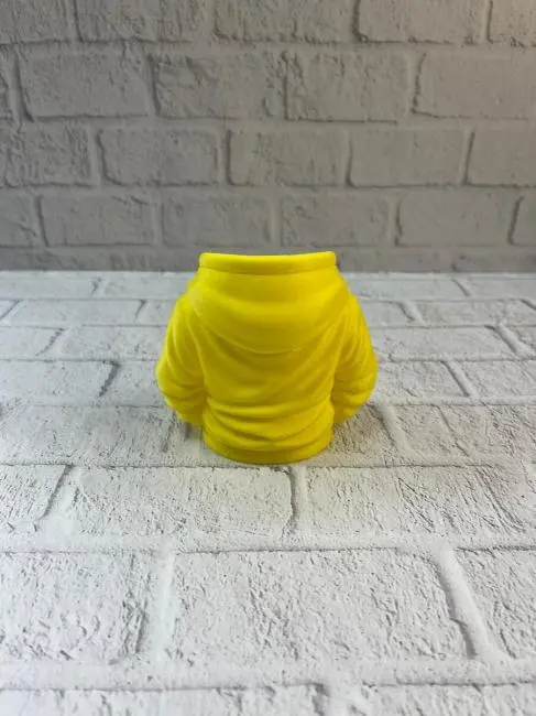 Sarı Hoodie Kalemlik 10x10 cm Masa Üstü Düzenleyici