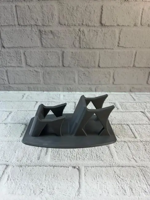 Antrasit İkili Gamepad Tutucu 7x18 cm Masa ve Raf Düzeni